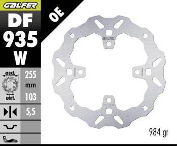 BRAKE DISC FIXED WAVE RR