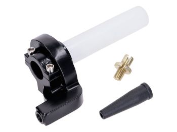 throttle grip short stroke black - universal