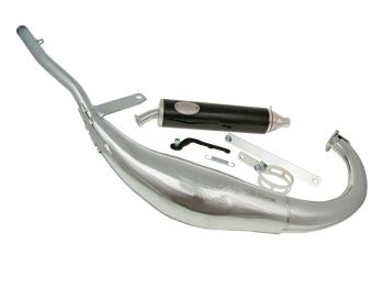 exhaust Turbo Kit Bajo RQ chrome for Beta RK6 50 (Beta engine)