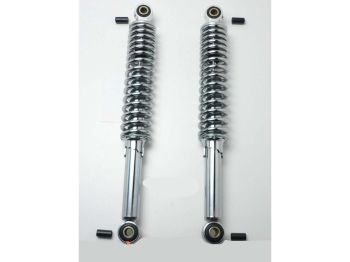 suspension struts 320mm adjustable progressive chrome for moped moped mokick