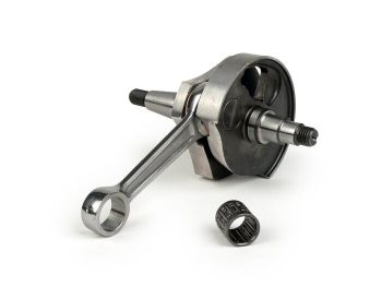 Crankshaft -BGM PRO Racing (rotary valve), 51mm stroke, 97mm conrod- conversion Vespa PK50 XL/XL2 to 125cc (Ø=20mm cone)