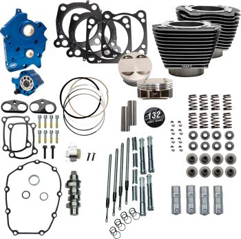 POWERPAK OILCOOL 4.320""BORE 4 1/2""STROKE 550G CAM BGW/HI M8