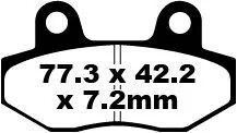 BRAKE PAD EBC SFA86