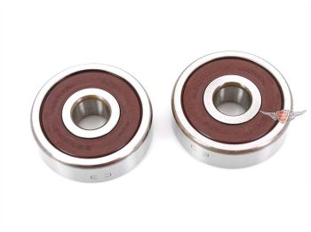 NTN front wheel bearing set for Yamaha DT 50 M MX Mokick