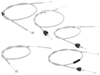 bowden cable set grey for Simson Schwalbe KR51/1 (-1975)