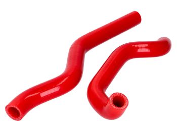 radiator hose set Naraku silicone red for Rieju MRT, Beta, Sherco