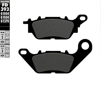 BRAKE PAD SEMI METAL