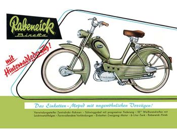 Binetta, Sachs engine, advertising poster, 50s