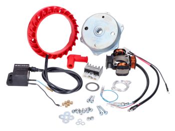 Ignition set Malossi Power 12V 90Watt 4 coils (885g) for Piaggio, Italjet