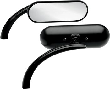 MIRROR OVAL MICRO BLK L