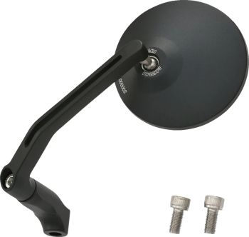 D-MIRROR-3 ROUND ROD ALU BK