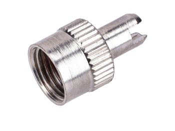Metal valve cap