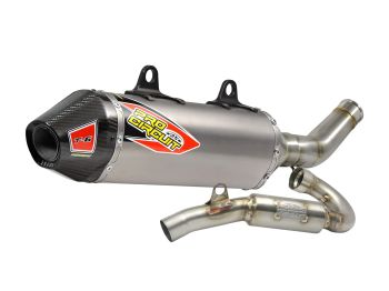 EXHAUST T6 SS/TI/CF HVA 450