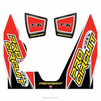 EXHAUST STICKER KIT T-6
