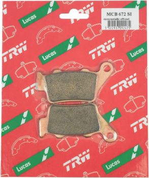 BRAKE PAD TRW MCB672SI