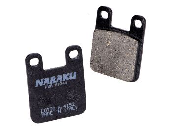 brake pads Naraku organic for Derbi, Gilera, Italjet, Peugeot