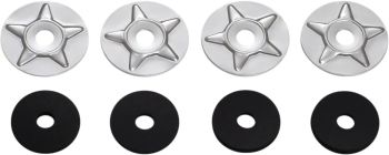 STARWASHER 4PK W/ RUBBER