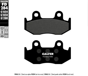 BRAKE PAD SCOOTER ORGANIC