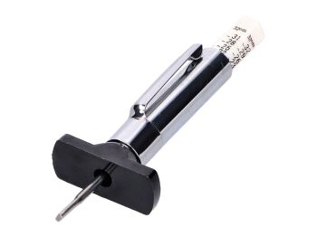 tyre tread gauge 1-25mm Silverline
