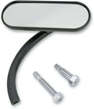 MIRROR OVAL MICRO BLK R