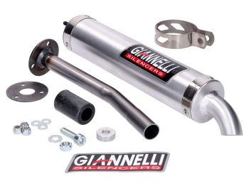 rear silencer Giannelli Alu for Beta RR 50 Enduro, Supermotard, Enduro Racing