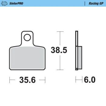 BRAKE PAD SINTER RACING