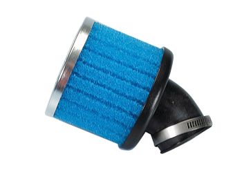 air filter Polini D.36 Special long air box 36mm 30° blue