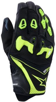 GLOVE SP-R PRO BLACK/YELLOW FL