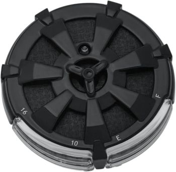 GAUGE ALLEY BLK FUEL/BAT