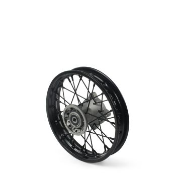 Roue avant acier noire 10" - ø15