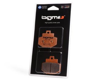 Brake pads -BGM PRO Sintersport 55.5x49mm- Vespa GTS (rear, all models) - GTS300 HPE, Supertech, Supersport, Super Racing Sixties, Super Notte, Yacht Club, Touring, Super, GTV300 Sei Giorni, GT, GTL, GTS, Gilera Runner VX/VXR 125-180-200 (rear)