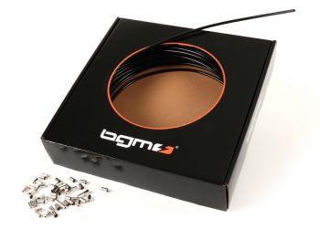 Cable hose -BGM ORIGINAL, PE inner liner- Ø outer = 5mm (L=25m) - black
