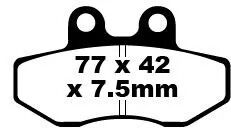 BRAKE PAD EBC FA167