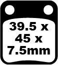 BRAKE PAD EBC SFA54
