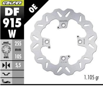 BRAKE DISC FIXED WAVE RR