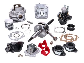 Tuning kit Naraku RevUp aluminum 70cc 10mm piston pin for Minarelli horizontal AC