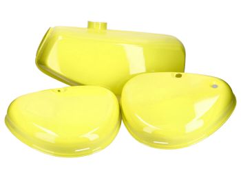 fuel tank with side cover yellow for Simson S50, S51, S70