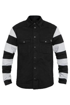 MOTOSHIRT PRISON BK/WH 3XL