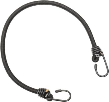 BUNGEE CORD BLK 24"2 HOOK