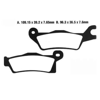 BRAKE PAD SINTER MX NITRO