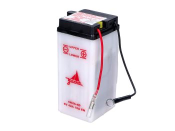 Battery 6 Volt 4 Ah for Yamaha DT 50 M RD 50 TY FS Mokick