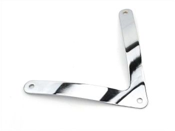 Mudguard holder universal chrome front for Mustang moped