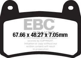 BRAKE PAD SINTERED HH