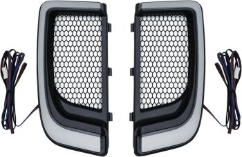 GRILL LOWER TRACER LED BK