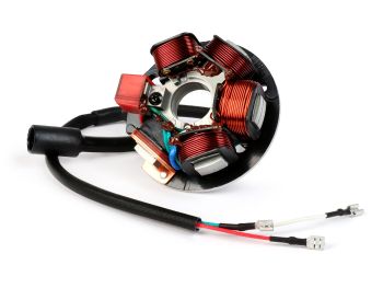 Ignition -BGM PRO Base plate HP V2.5 Silikon- Vespa PK XL - 5 coils, 6 cables (round plug with 3-pin) - for vehicles without battery