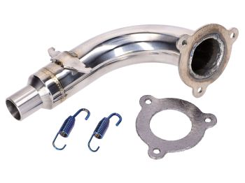 exhaust manifold open, stainless steel for Rieju MRT Euro5