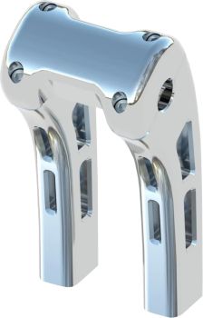 RISER W/ CLAMP GHOST 8 CHROME