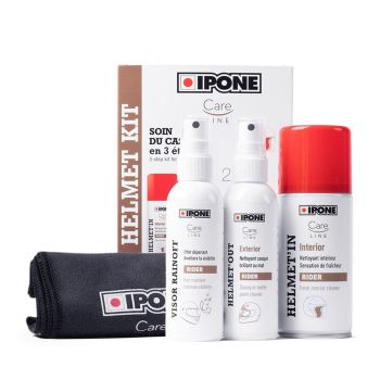 PACK NETTOYANTS CASQUE INTRIEUR/EXTRIEUR IPONE