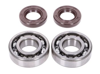 crankshaft bearing set Naraku FKM Heavy Duty for Derbi EBE, EBS, D50B0