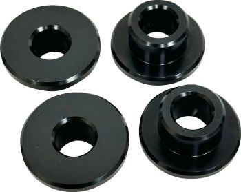 BUSHING KIT RISER BLACK M8 SOF